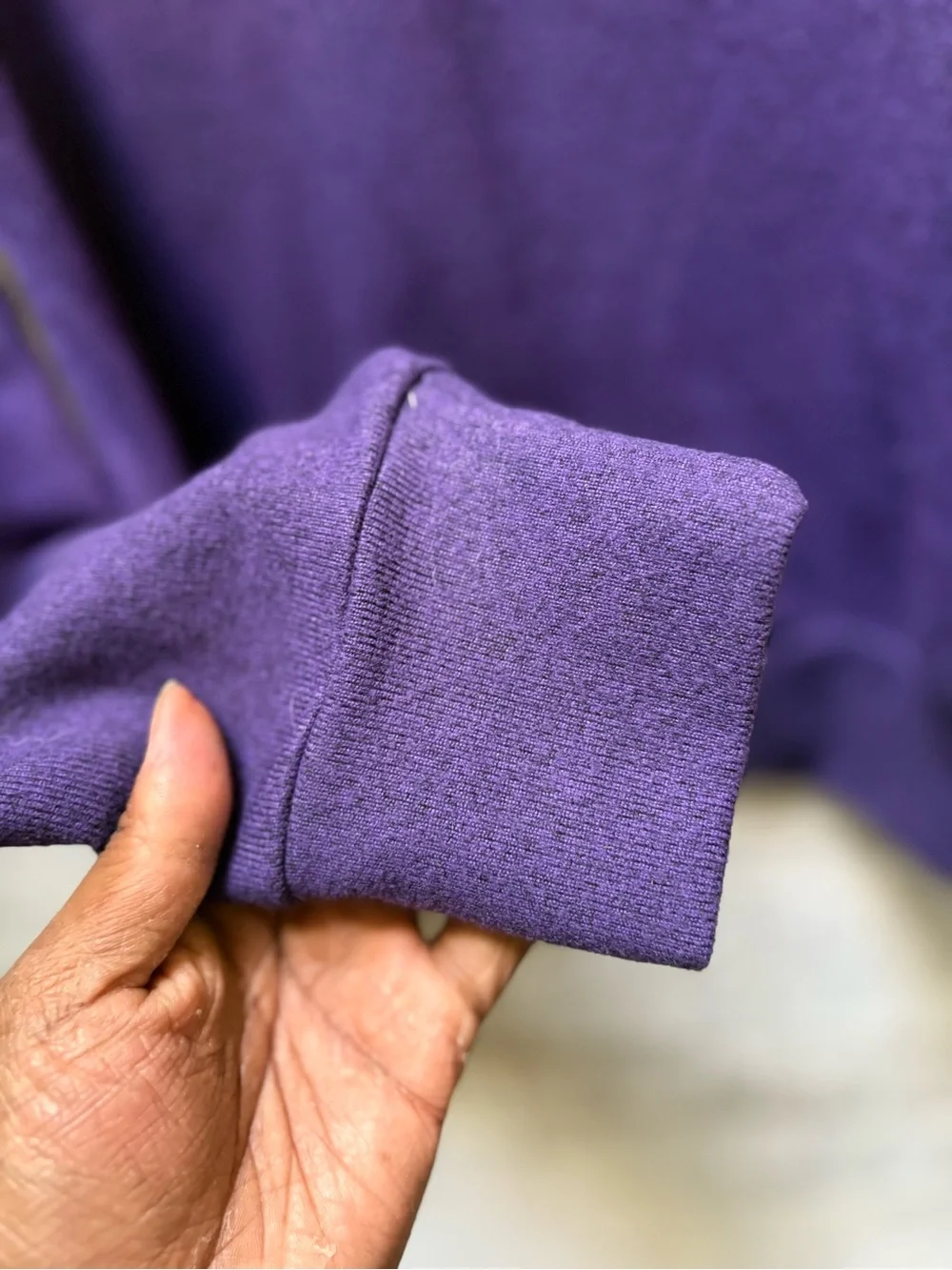 Uniqlo | Women's Soft Knitted Crew Neck Long Sleeve Pullover - S, Purple - Picture 3 of 7